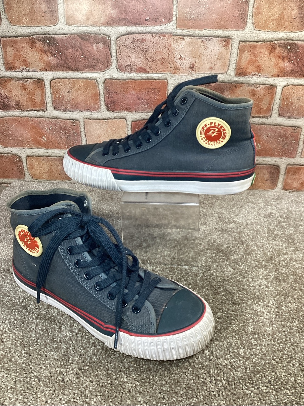PF Flyer Center Hi Res unisex Men women’s high top sneakers size 8.5 / 7